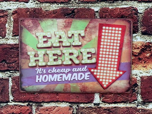 Eat here cheap homemade - eat, &